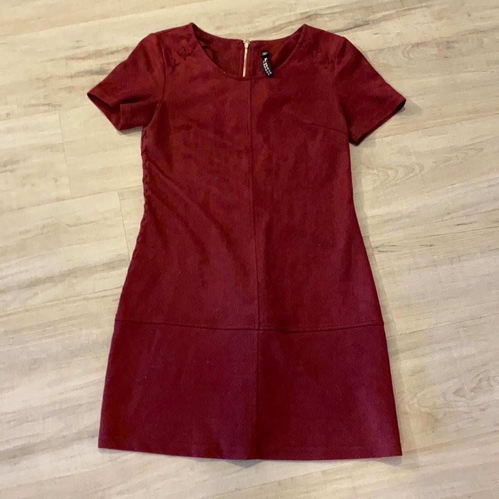 Red Suede Dress
